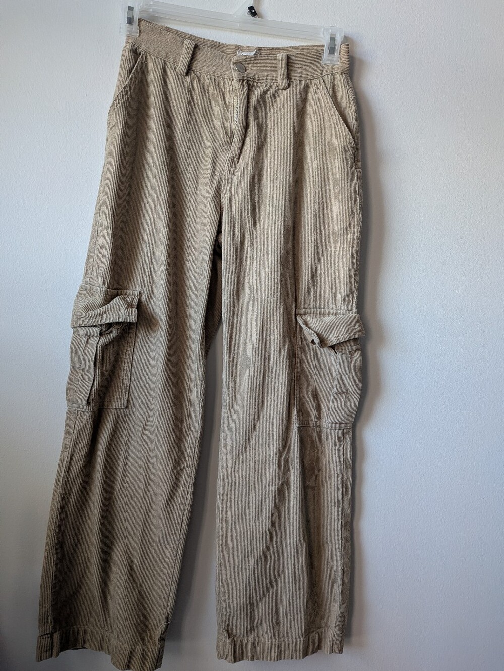 Women's Tilly's Full Tilt Khaki Corduroy Cargo Pants